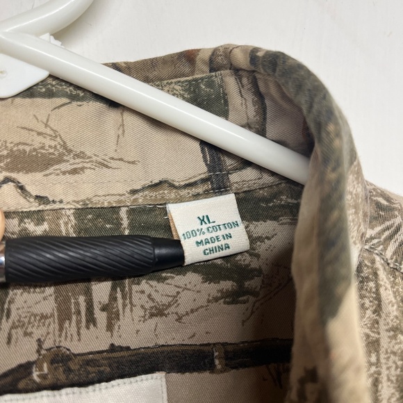 K's Outdoors Men's XL Deer Hunting Long Sleeve Button Shirt Tan Buck Hunt - Picture 4 of 7